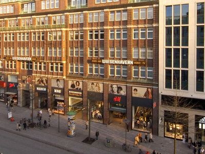Geschäfte Fassade Basel